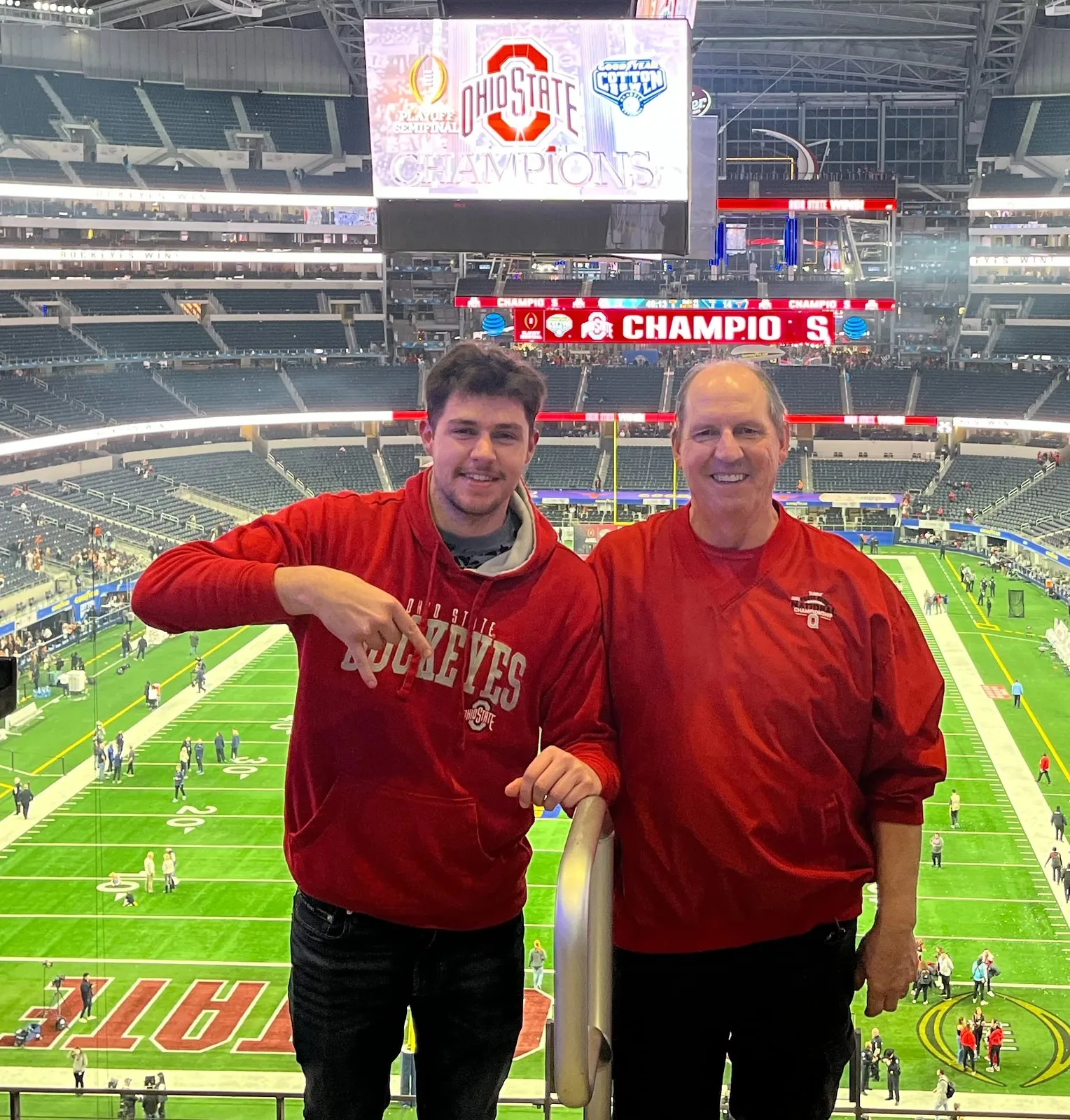 Joe Lapos at the Cotton Bowl